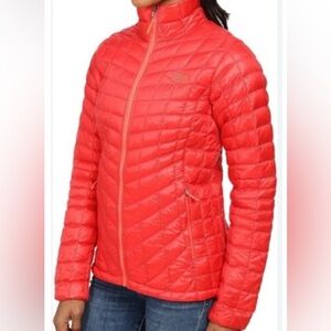 The North Face Women's Vibrant Red Puffer Jacket